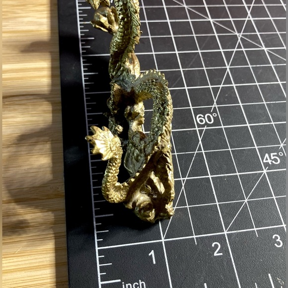 Brass Collectible Dragon Statue | Luck Dragon - Picture 8 of 16